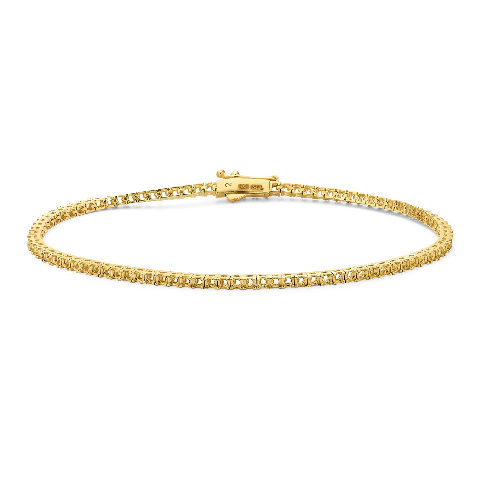 צמיד טניס שיניים מרובע