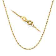 שרשרת מסובבת זהב 14K